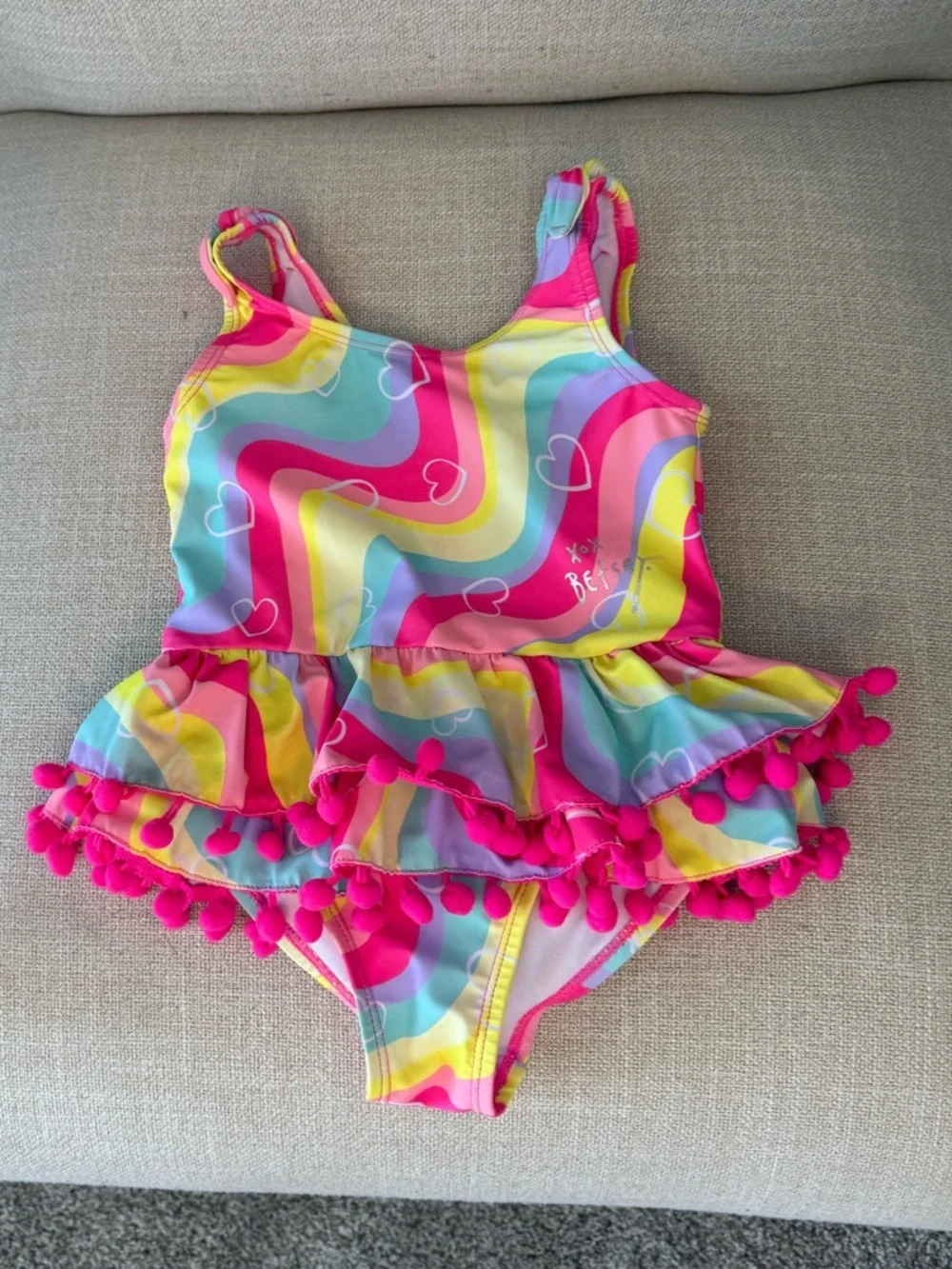 Betsey Johnson Toddler Girl One Piece Swim Suit